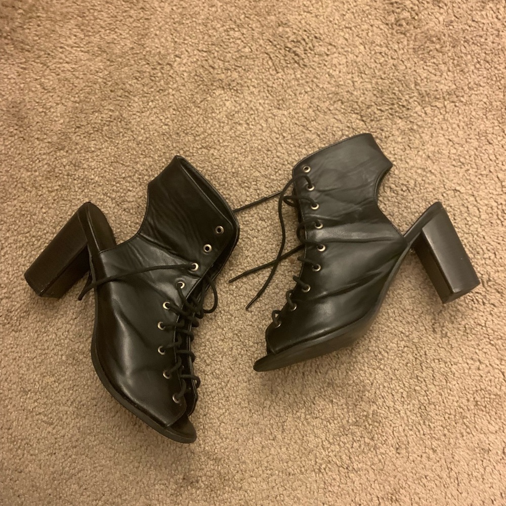 Lace up heels